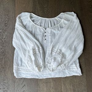 Anthropologie Bohemian Cotton Blouse